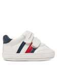 Tommy Hilfiger Tossud Stripe Low Cut Velcro T0B9-33831-1433 Valge
