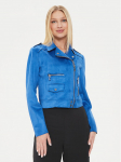 Morgan Tehisnahast jope 241-GOUSMI Sinine Straight Fit