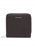Calvin Klein Rahakott Foil Logo Medium Zip Around LV04F1120G Tumepruun