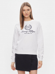 Tommy Hilfiger Pluus Flag Script WW0WW41758 Valge Regular Fit