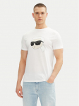 KARL LAGERFELD T-s&auml;rk 755073 552251 Valge Regular Fit