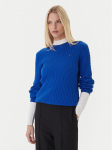 Tommy Hilfiger Kampsun Fine WW0WW44993 Sinine Regular Fit