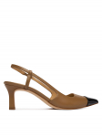 MICHAEL Michael Kors Tacones Alora Toe Cao Mid Sling 40R6AOMS1L Pruun