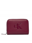 Calvin Klein Rahakott Bold Ck Medium Zip Around LV04F1154G Bordoopunane