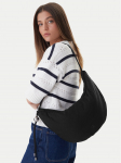 Calvin Klein K&auml;ekott Nylon Cord Small Hobo Bag LV04F3382G Must