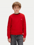 Calvin Klein Jeans Pluus Mono Mini Badge IU0IU00570 Punane Regular Fit