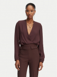 Elisabetta Franchi Bodi CB-007-62E2-V420 Tumepruun Regular Fit