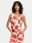 French Connection Vest Poppy 7G9A9 Punane Slim Fit