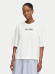 Tommy Hilfiger T-s&auml;rk Classic WW0WW50948 Valge Relaxed Fit