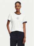 Tommy Hilfiger T-s&auml;rk Th Roundal WW0WW50032 Valge Regular Fit