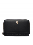Tommy Hilfiger K&auml;ekott Th Logotape Compact Zip Around AW0AW18699 Must