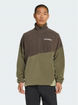 adidas Tehniline pluus Terrex Multi Climawarm Fleece Roheline Regular Fit