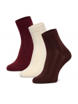 Nine West L&uuml;hikesed sokid CEO_BR_NW_25082_Z_AW25 (3 PACK) Bordoopunane