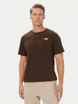 The North Face T-s&auml;rk Evolution Simple Dome NF0A8CZ2 Tumepruun Regular Fit
