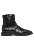 Calvin Klein Saapad Square Ankle Boot Zip Croc Lth HW0HW03185 Must