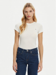 Tommy Jeans T-s&auml;rk DW0DW20459 Valge Slim Fit XL