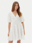 Pepe Jeans Suvekleit Day PL953694 Valge Regular Fit