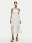Vila Kokteilikleit Leonora 14104320 Valge Loose Fit