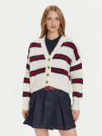 Tommy Jeans Kardigan Badge DW0DW21678 Ekr&uuml;&uuml;v&auml;rv Relaxed Fit
