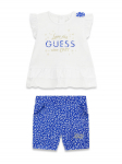 Guess Komplekti kuuluvad t-s&auml;rk ja &scaron;ortsid A6GG04 K6YW4 Sinine Regular Fit