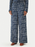 Tommy Hilfiger Riidest p&uuml;ksid WW0WW48970 Tumesinine Wide Leg