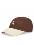 Calvin Klein Nokam&uuml;ts Monogram Emb Colorblock Baseball LV04G5000G Pruun