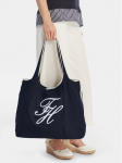 Tommy Hilfiger K&auml;ekott Th Summer Tote Canvas AW0AW18398 Tumesinine