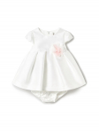 Mayoral Elegantne kleit 1861 Valge Regular Fit