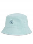 Calvin Klein K&uuml;bar Embro Monogram Denim Bucket Hat LV04K5021G Sinine