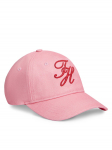 Tommy Hilfiger Nokam&uuml;ts Logo Embroidery Baseball Cap AW0AW18338 Roosa