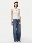 Pieces Top Mikka 17152323 Valge Regular Fit