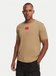 HUGO T-s&auml;rk Diragolino212 50447978 Beež Regular Fit