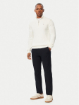Tommy Jeans Kampsun DM0DM21654 Valge Slim Fit