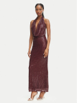 Bardot Kokteilikleit Nola 59814DB2 Bordoopunane Slim Fit