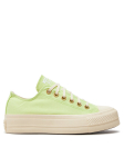 Converse Tennised Chuck Taylor All Star Lift Platform Ox A09913C Roheline