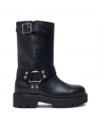 Tommy Jeans Saapad Tjw Urban Biker Boot Leather EN0EN02728 Must 36