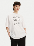 Calvin Klein Jeans T-s&auml;rk LV047B827G Valge Relaxed Fit