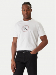 Calvin Klein Jeans T-s&auml;rk Word Circle Graphic LV14RE816G Valge Regular Fit
