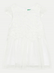 United Colors Of Benetton Igap&auml;evane kleit 40WMGV01R Valge Regular Fit
