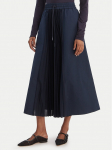 Weekend Max Mara Plisseeseelik Folk 2615771011 Tumesinine Regular Fit XS