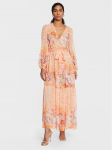 TWINSET Suvekleit 231TP2738 Oranž Regular Fit 38
