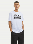 Jack & Jones T-s&auml;rk Corp Logo 12151955 Valge Standard Fit