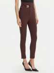 Elisabetta Franchi Riidest p&uuml;ksid PA-158-61E2-V350 Pruun Skinny Fit