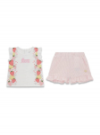 Guess Komplekti kuuluvad t-s&auml;rk ja &scaron;ortsid A6GG00 K6YW0 Valge Regular Fit 3_6M