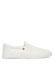 Tommy Hilfiger Tenniskingad Th Low Profile Slip On FW0FW09103 Valge