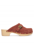 Scholl Pl&auml;tud Pescura Clog F32326 Pruun 38