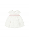 Mayoral Elegantne kleit 1889 Valge Regular Fit