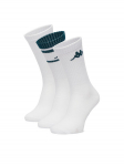 Kappa Pikad sokid CEO_KR_SUPERT_SS26(3-PACK) Valge