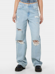 Noisy May Teksad Frilla 27030393 Sinine Straight Fit