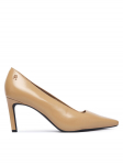 Tommy Hilfiger K&otilde;rgete kontsadega Squared Toe High Heel Lth Pump FW0FW09510 Helepruun